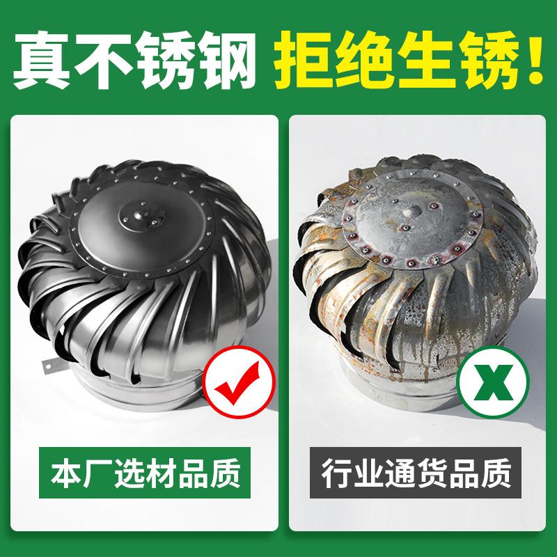 304不锈钢风帽无动力风球600型厂房屋顶通风器油烟机排气扇出风口 - 图1