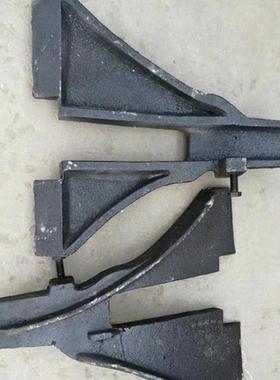 现货43轨矿车复轨器钢板焊接人字形复轨器铸铁38复位器