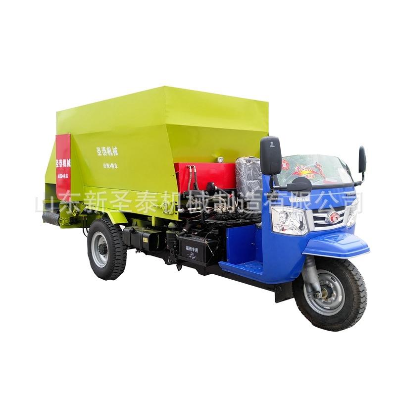 柴油三轮撒料车牛场猪圈都可以用小型电动撒料车操作方便 - 图3