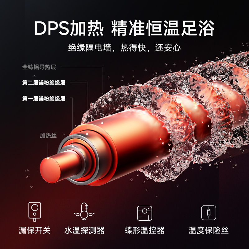 hith气囊泡脚桶加热恒温足浴盆全自动电动按摩足浴桶杀菌足浴器