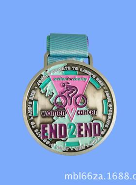 定制金属奖牌马拉松跑步奖牌运动会奖牌旅游纪念奖牌学校比赛