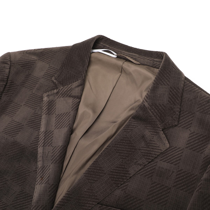 J.benato/宾度男士秋冬西装外套商务百搭修身单排扣翻领时尚西服 - 图0