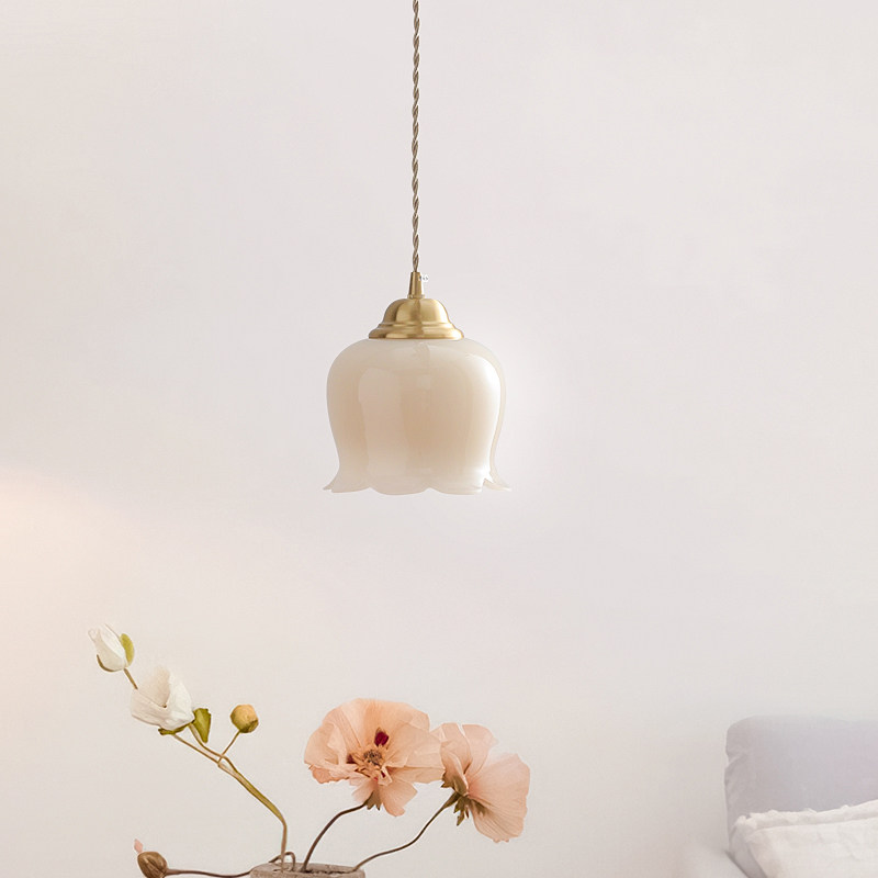 复古卧室床头灯轻法式中古轻奢网红奶油风飘窗客厅沙发背景墙吊灯,淘宝优惠券,粉丝福利购,淘宝优惠卷