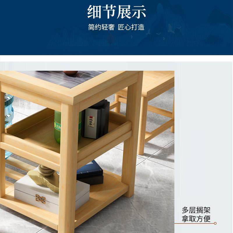 阳台茶桌椅组合实木家用小户型茶台办公室泡茶桌新中式茶几茶艺桌,淘宝优惠券,粉丝福利购,淘宝优惠卷