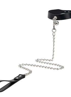 极速母狗a项圈脖链男朋友颈带女生项链金皮质人用项圈刻字牵引绳