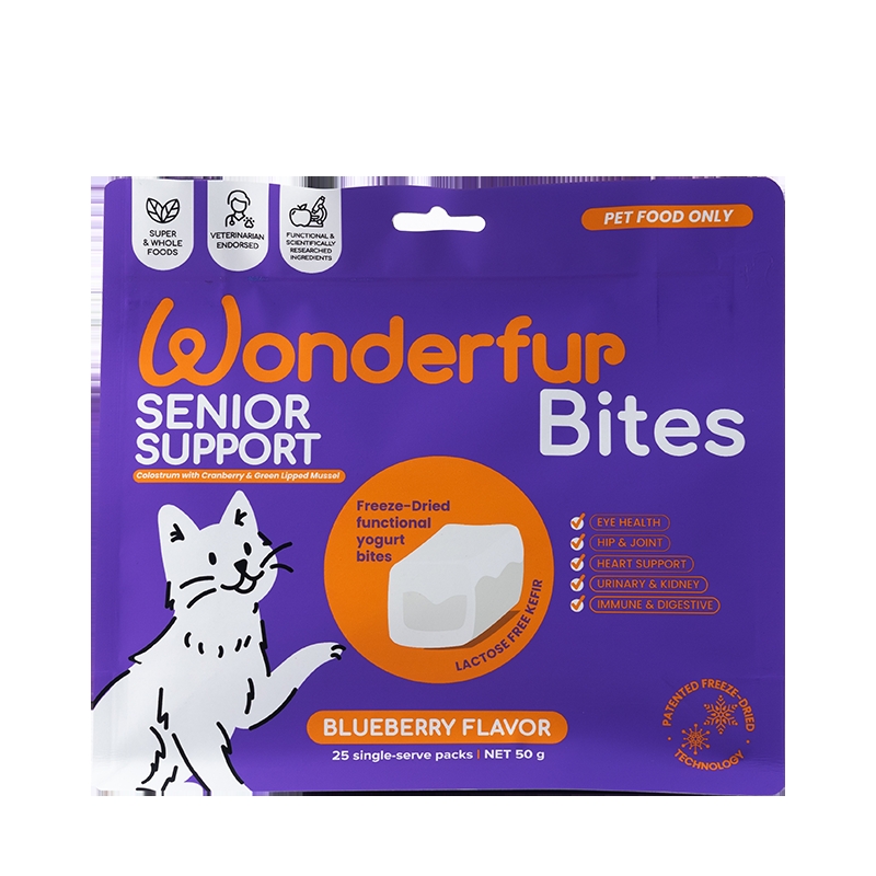 wonderfur猫益生菌老年猫咪调理肠胃腹泻呕吐关节澳洲进口kefir菌