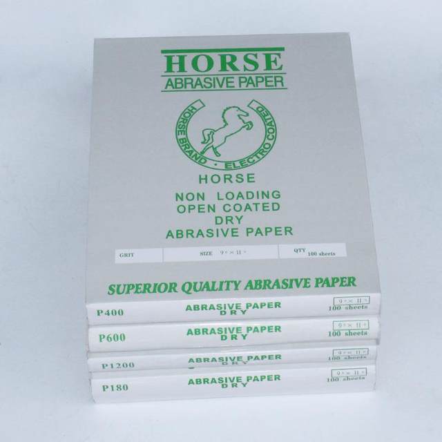 Latex paper White Horse dry sanding paper Dry sand Sandpaper Woodworking latex furniture paint abrasive abrasive coating