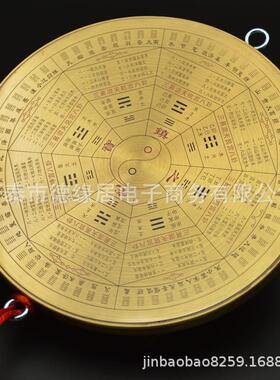 铜九宫八卦凸凹镜太极八卦镜适合室外悬挂家居吉祥装饰