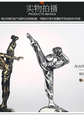 李小龙人物雕塑模型办公室卧室房间桌面摆件创意家居装饰品送礼品