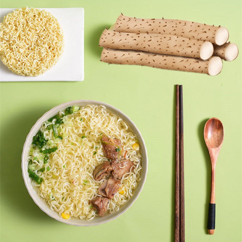 超Q淮山面山药面礼盒整箱素食非油炸方便面火锅面早餐汤面细包邮