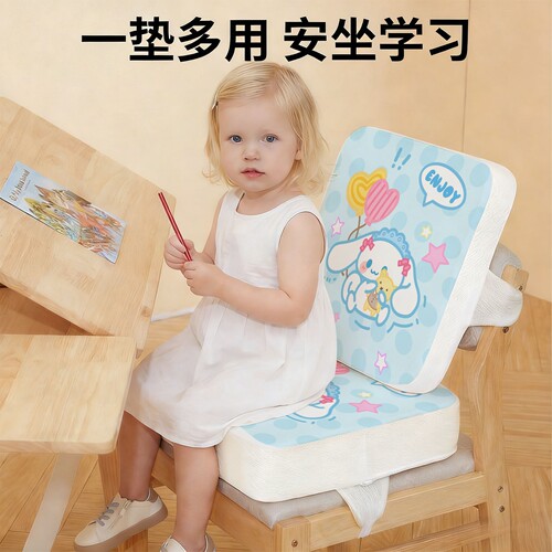 儿童增高坐垫吃饭凳子加高神器宝宝餐椅座椅子小学生加厚四季透气 - 图3