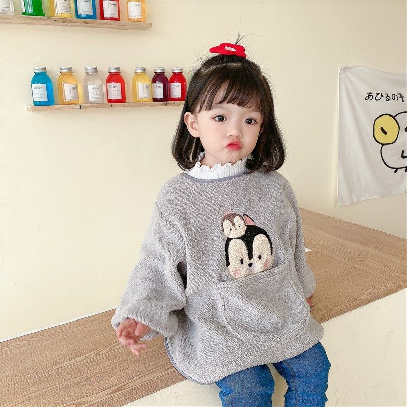 宝宝罩衣秋冬季外穿洋气防水加绒男童女孩加厚儿童罩衫婴儿反穿衣,淘宝优惠券,粉丝福利购,淘宝优惠卷