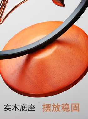 新中式中国风樱花屏风红酒杯杯架倒挂悬挂架玄关酒柜家居工艺品