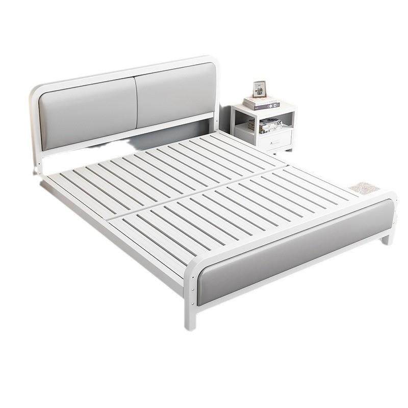 现代简约铁艺床1.8家用双人床1.5米公主铁床出租屋铁架单人床卧室,淘宝优惠券,粉丝福利购,淘宝优惠卷