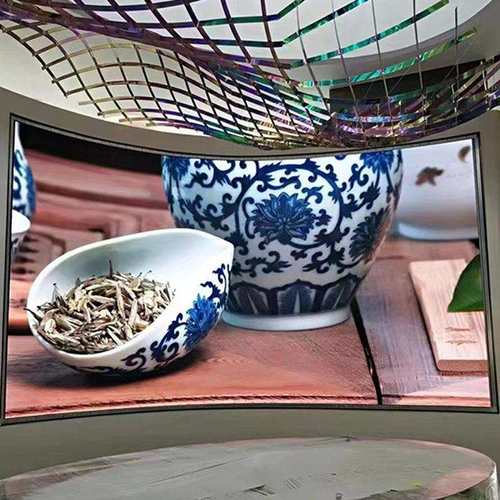 工厂led显示屏室内P3全彩社区宣传发布会背景高清室内LED显示屏 - 图2