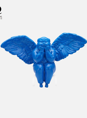 稀奇艺术瞿广慈《彩虹天使虹》收藏款雕塑摆件礼盒装高端艺术礼品