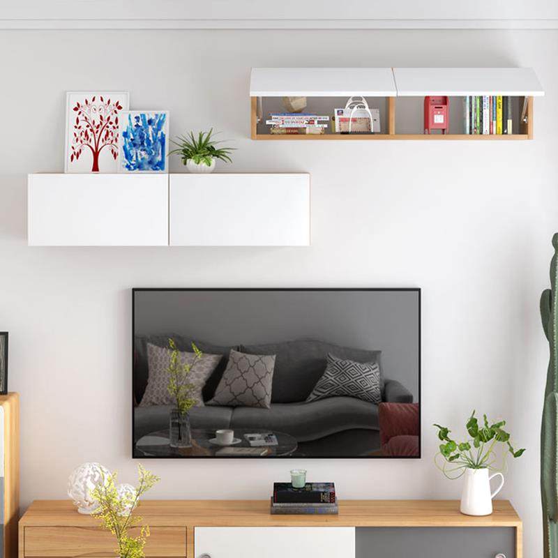 9U墙上置物架壁挂式壁柜收纳墙壁书柜墙面隔板挂墙书架储物简约装,淘宝优惠券,粉丝福利购,淘宝优惠卷