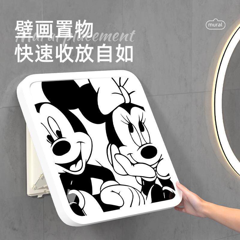 浴室油画壁画收纳箱洗澡防水置物架折叠挂画柜子卫生间衣服神器,淘宝优惠券,粉丝福利购,淘宝优惠卷