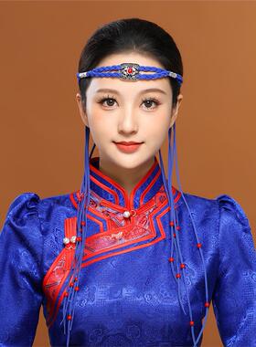 蒙古元素发绳族头饰头带