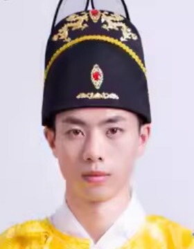 明制翼善冠乌纱帽汉服摄影中式