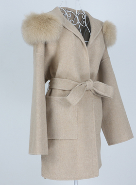 极速OFTBUY 2021 New Oversize Loose Cashmere Wool BlendZs Rea