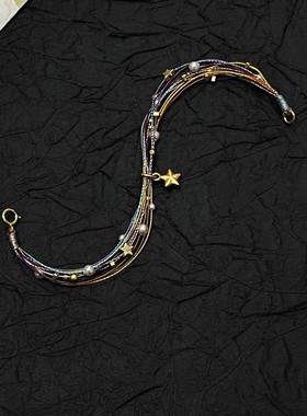 多巴胺彩虹手绳五彩绳