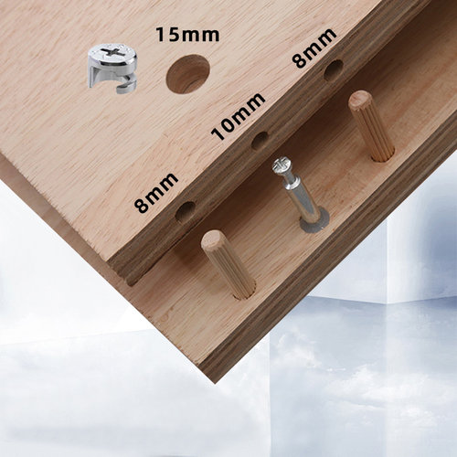 木工三尖钻头开孔器支罗钻木板打孔钻头黄铜限位器限位环钻头工具 - 图3