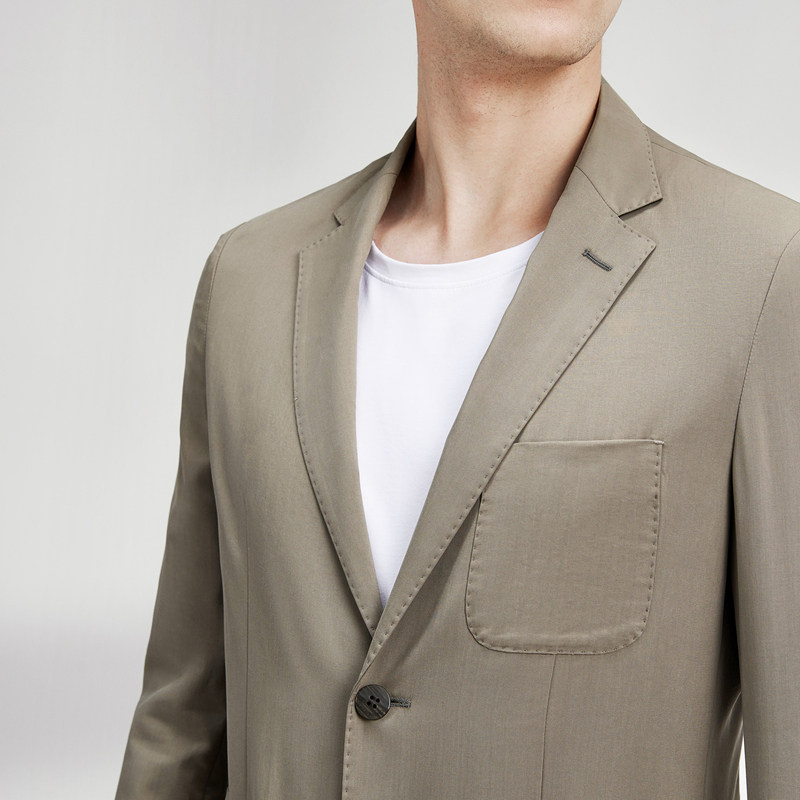 柒牌西服外套男2025春季款男士男装两粒扣休闲时尚商务单西小西装,淘宝优惠券,粉丝福利购,淘宝优惠卷