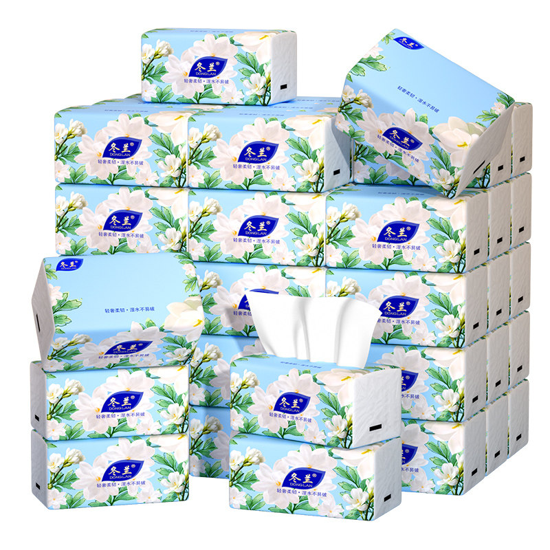 冬兰抽纸500张大包家用面巾纸实惠装整箱学生宿舍纸巾擦手纸,淘宝优惠券,粉丝福利购,淘宝优惠卷