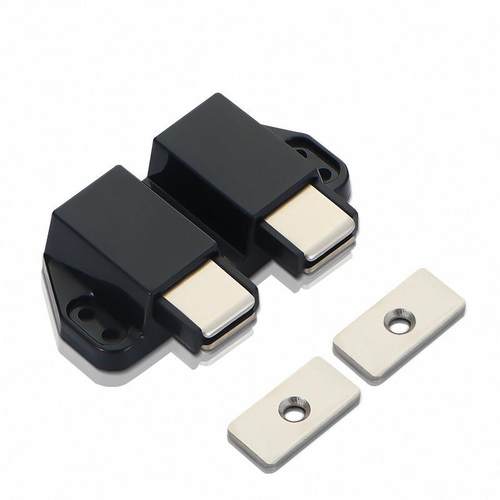 按压式柜门反弹器磁碰门吸弹力开关橱柜衣柜门吸合器碰珠回弹锁扣 - 图3