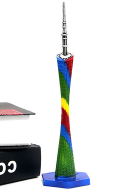 广州塔模型小蛮腰金属摆件纪念品客厅桌面摆设装饰品送老外朋友