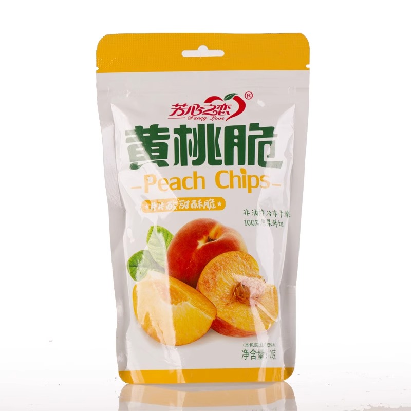 芳心之恋黄桃脆冻干桃干水果脆无添加果干孕妇儿童拌酸奶休闲零食 - 图3