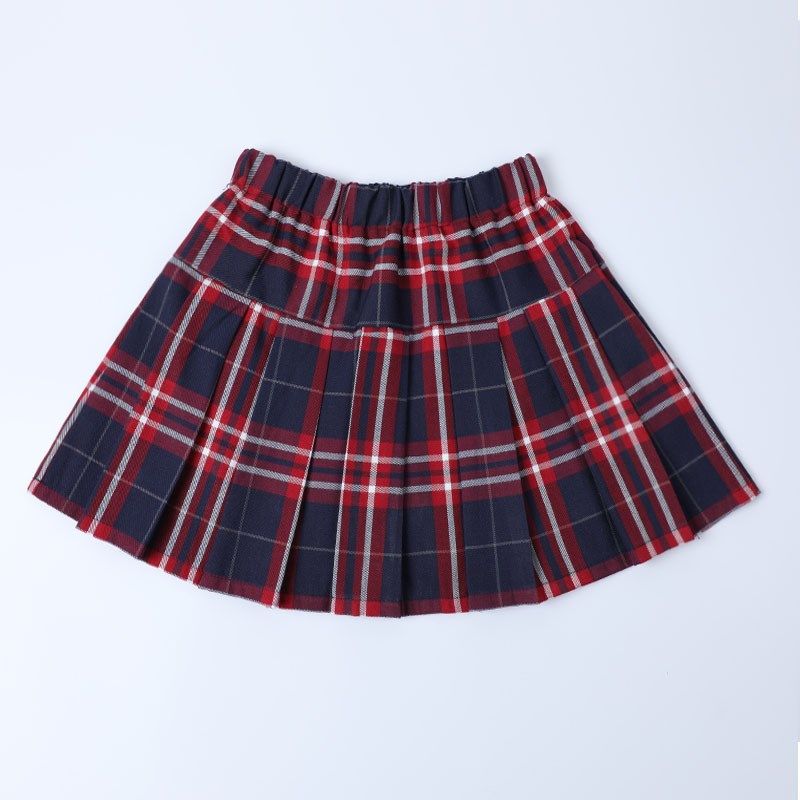 夏季女童校服格子短裙儿童装红格半身裙女孩百褶裙中大童学生裙子,淘宝优惠券,粉丝福利购,淘宝优惠卷