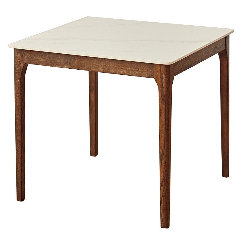 北欧实木岩板方桌家用小户型餐桌椅正方形桌子橡木饭桌四方形牌桌,淘宝优惠券,粉丝福利购,淘宝优惠卷