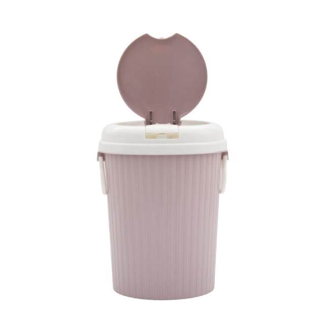 New Direct Sales Household Trash Can Press-Type Creative Kitchen Plastic Trash Can Bathroom Storage Classification