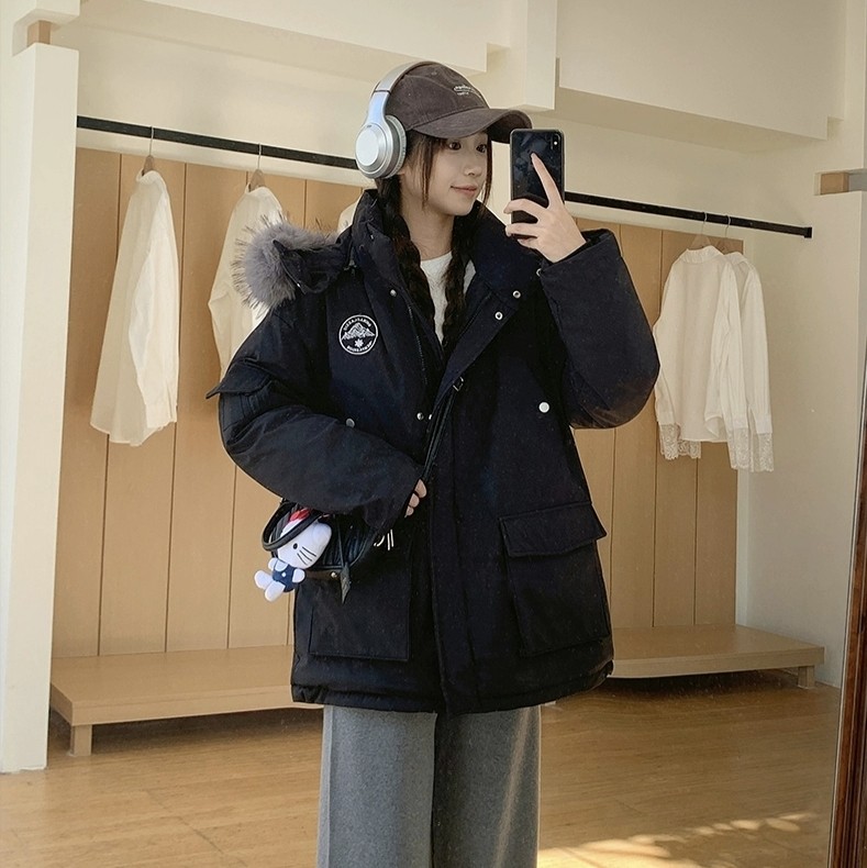 2026冬季新款派克服短款棉服女宽松情侣户外工装保暖棉衣外套,淘宝优惠券,粉丝福利购,淘宝优惠卷