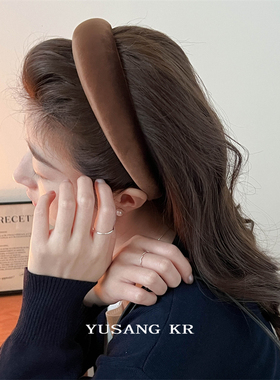 YUSANG发箍丝绒甜美高颅顶