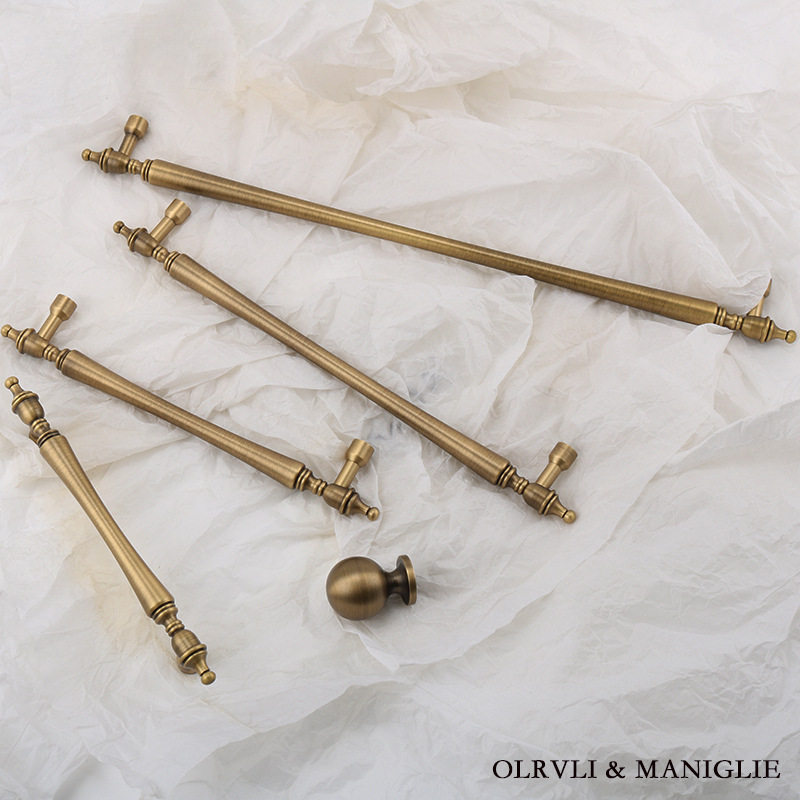 olrvli纯铜美式复古柜门拉手复古黄铜加长冰箱门古铜色抽屉门拉手,淘宝优惠券,粉丝福利购,淘宝优惠卷