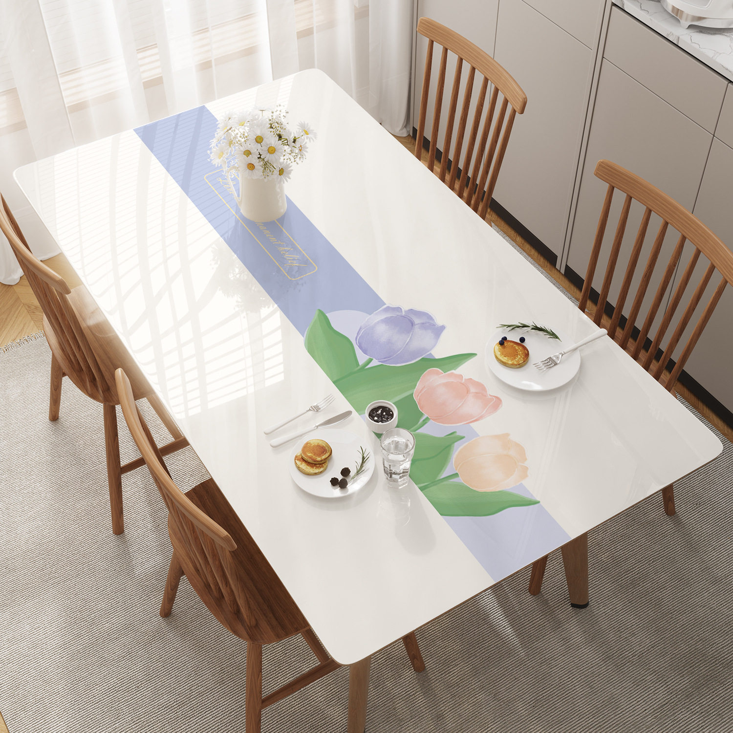 pvc餐桌垫免洗防水防油防烫耐用桌布轻奢高级皮革桌垫客厅茶几垫,淘宝优惠券,粉丝福利购,淘宝优惠卷