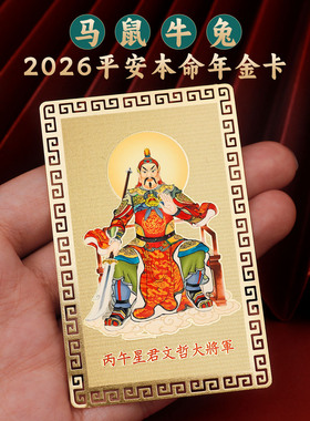 道家2026文哲大将军金卡马年本命
