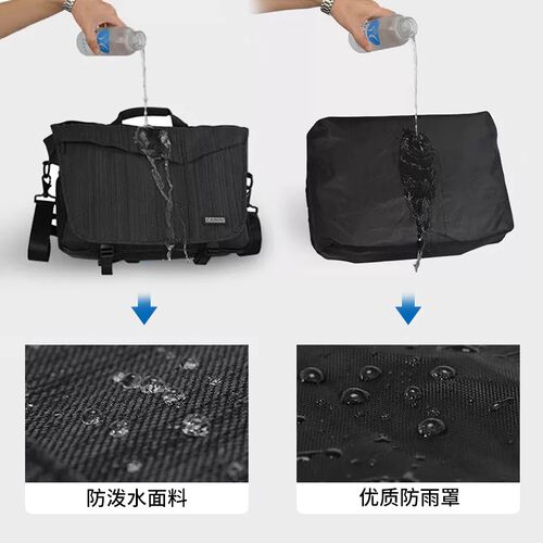 Cwatcun香港卡登单肩相机包男单反背包户外大容量防水微单适用索尼佳能r50 r10尼康富士便捷专业斜挎摄影包女 - 图0