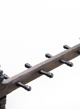 鸡翅木实木创意摆件全套毛笔架子书法挂架文房四宝复古挂毛笔笔架