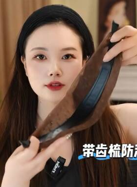 2026韩版宽边发箍发带遮白发头箍女防滑带齿显年轻时尚发饰大发卡