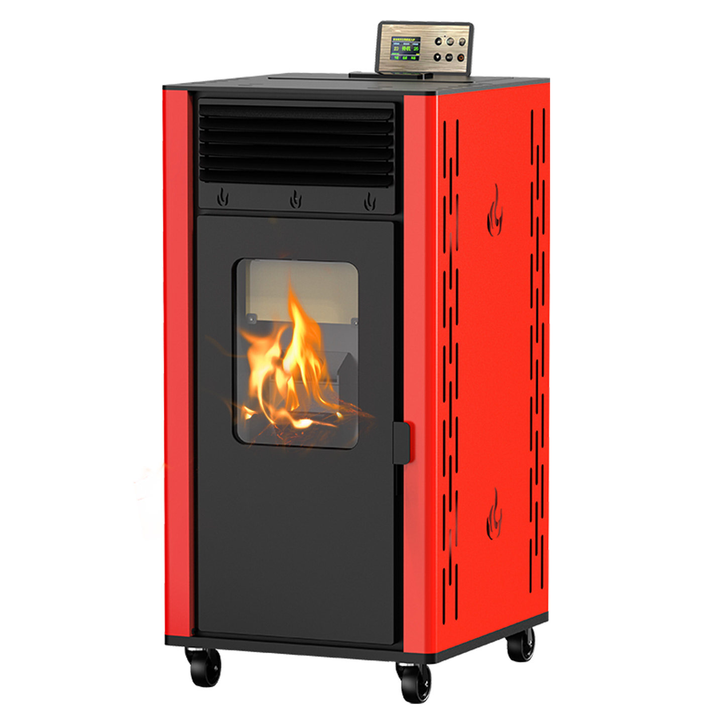 新型冬季智能生物质颗粒取暖炉家用室内环保烧燃料无烟两用采暖炉,淘宝优惠券,粉丝福利购,淘宝优惠卷
