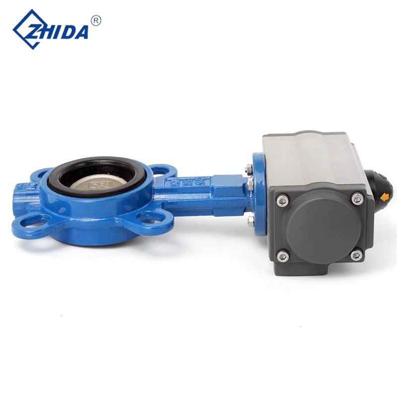 D671F-16Q 气动四氟蝶阀 对夹式阀门 DN50 65 80 100 150 250 300,淘宝优惠券,粉丝福利购,淘宝优惠卷