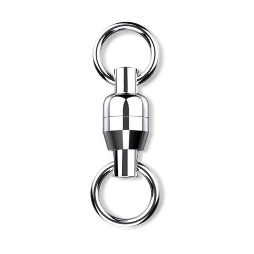 YM 不锈钢轴承转环高速双头旋转大物双轴承八字环连接器渔具配件 - 图3