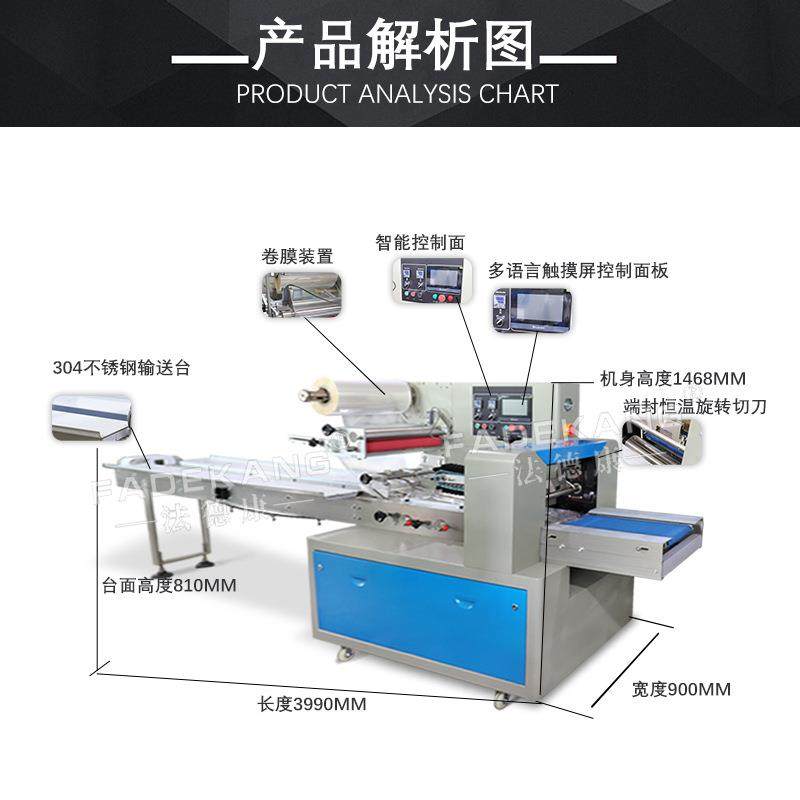 全自动枕式月饼包装机月饼托盒充氮气枕式包装机面包打包封口机,淘宝优惠券,粉丝福利购,淘宝优惠卷