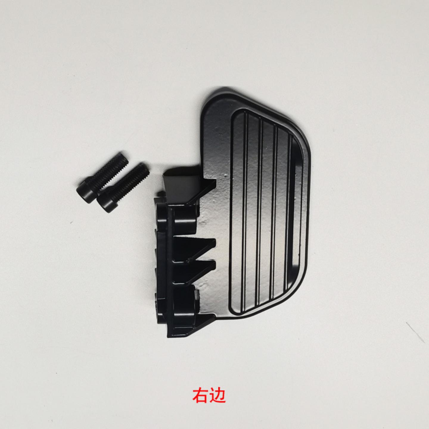 小牛电动车配件脚蹬后座脚踏板铝钛合金搁脚/+后脚踏改装 - 图0