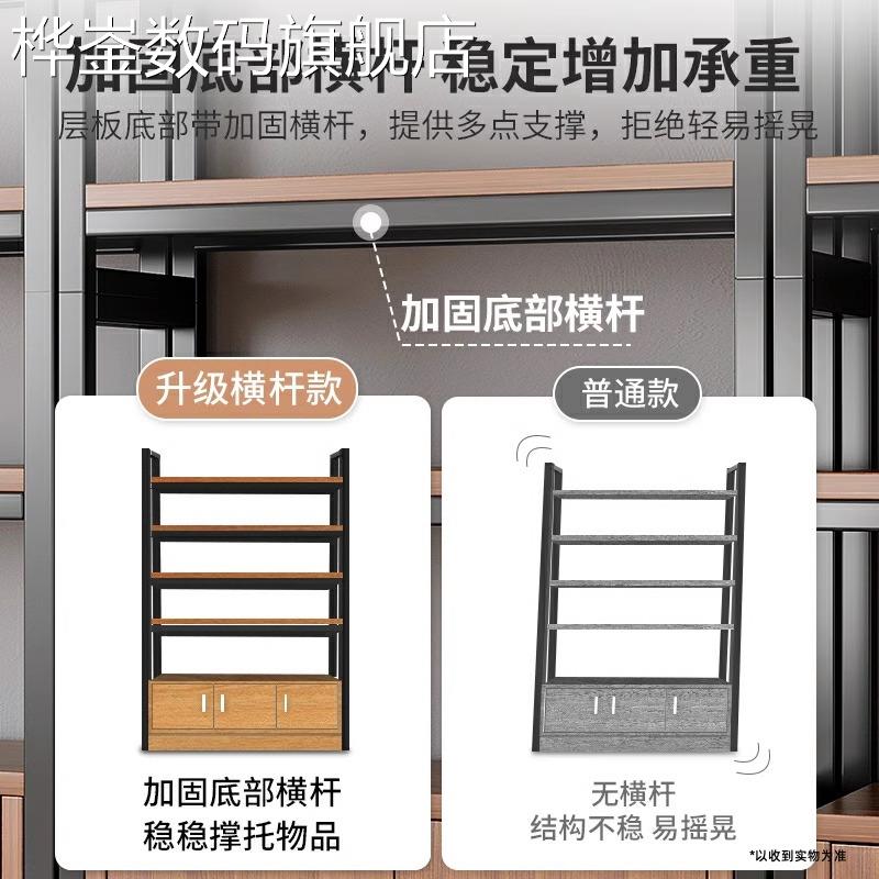 桦崟超市货架烟酒展示柜商用置物架多层收纳架落地一体靠墙柜子储物柜摆件饰品垫垫 - 图2