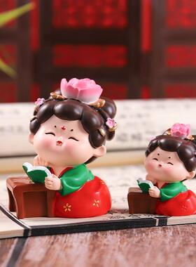 国潮古风大小号唐小环仕女摆件国风中式家居装饰品景区热卖